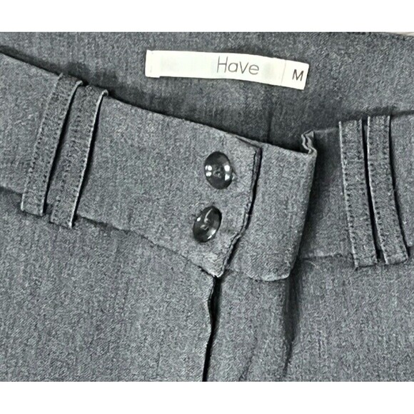 Have Pants LOT 2 Bootcut Mid Rise Dress Slacks Stretch Gray Medium 8 10 Business - Picture 6 of 6